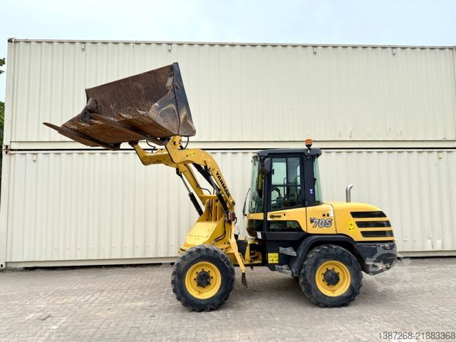 Wheel loader YANMAR V70S Schwenklader / 2017 BJ / Schaufel + Gabel