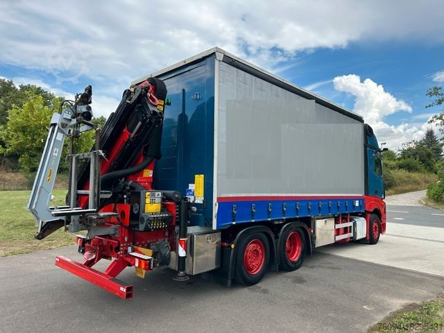LKW mit Pritsche & Plane MERCEDES-BENZ Actros 2548 6x2 Pritsche KRAN Edscha lift/lenk