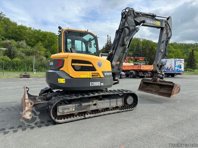 Chain excavator VOLVO EC88D,Verstellausleger,Powertilt,Klima, 3 Löffel