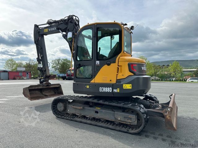 Chain excavator VOLVO EC88D,Verstellausleger,Powertilt,Klima, 3 Löffel