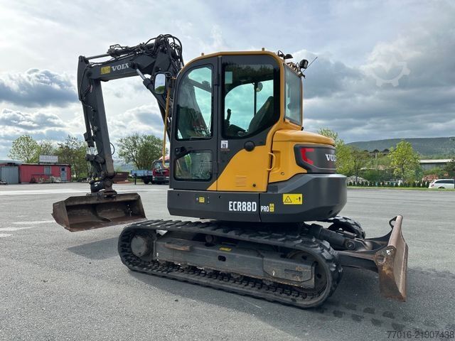 Mini excavator VOLVO EC88D,Verstellausleger,Powertilt,Klima, 3 Löffel