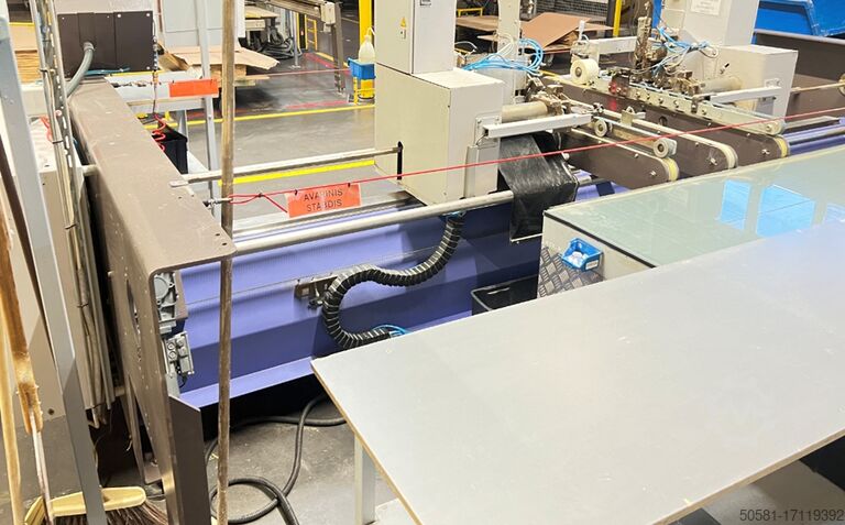 Veneer splicing machine Fisher+Rueckle EM-28