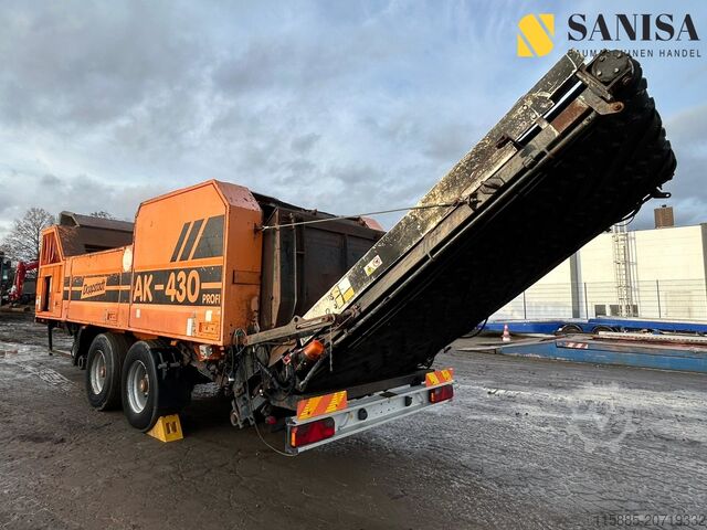 Mobile Zerkleinerungsanlage Doppstadt AK430Profi Schredder/Häcksler/Funk/Magne