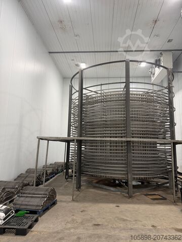 Hochdurchsatz-Ambient-Kühlspirale. APV Spiral cooler