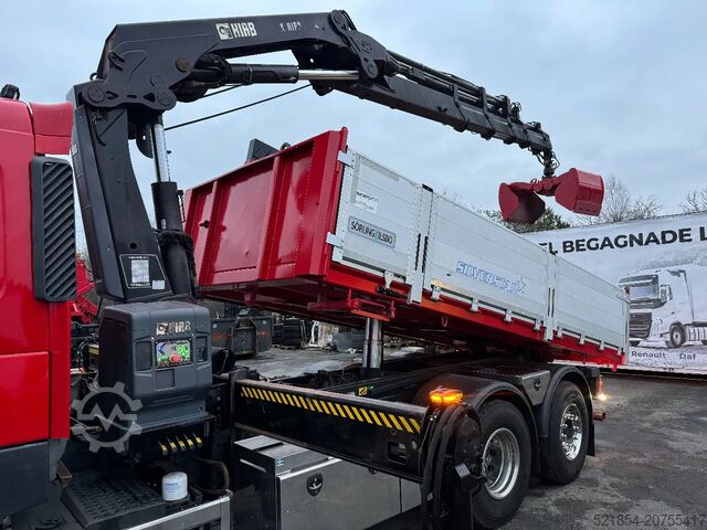 Kipper mit Kran Volvo FMX 410 6x2*4, Tipper & Crane, 2015