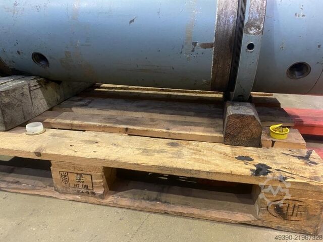 Double-acting hydraulic cylinder, flange-mounted cylinder, press cylinder, press cylinder 160 tons 3 MAE HY-DSF 160