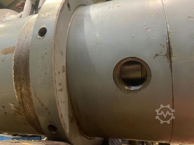 Double-acting hydraulic cylinder, flange-mounted cylinder, press cylinder, press cylinder 160 tons 3 MAE HY-DSF 160