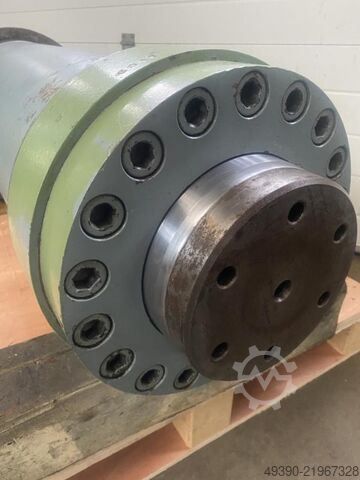 Double-acting hydraulic cylinder, flange-mounted cylinder, press cylinder, press cylinder 160 tons 3 MAE HY-DSF 160
