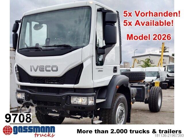 Truck chassis Iveco EuroCargo ML150E25 WS 4x4, Euro3, mehrfach