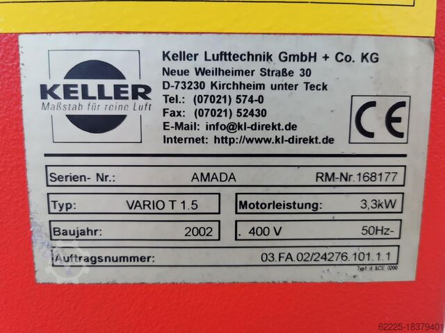 Keller Schweißrauchabsaugung Keller Lufttechnik VARIO T 1.5