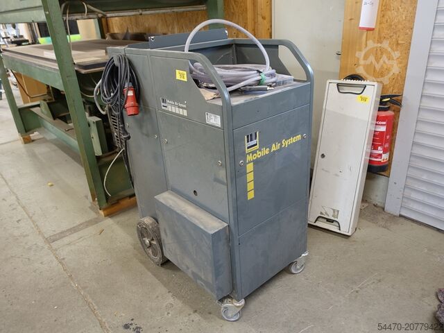 Mobile Druckluft-Komplettanlage SCHNEIDER MAS650-10-90D-SILEND