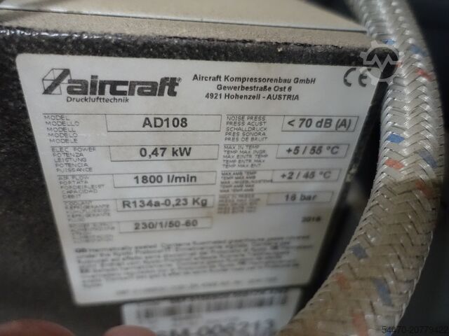 Mobile Druckluft-Komplettanlage SCHNEIDER MAS650-10-90D-SILEND