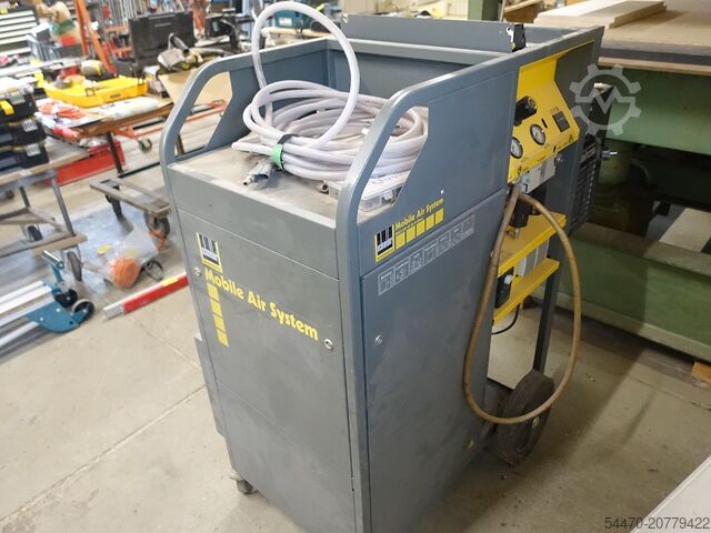 Mobile Druckluft-Komplettanlage SCHNEIDER MAS650-10-90D-SILEND