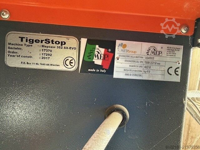 Steel cutting center TigerStop TIGER 352 SX EVO