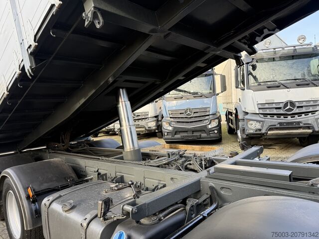 Dreiseitenkipper LKW Scania G450 8X2*6 Kipper Kran HMF 2620 K5