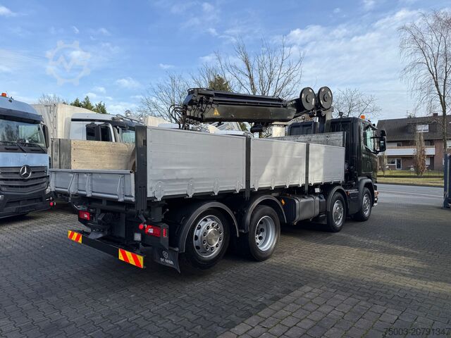 Truck mounted crane Scania G450 8X2*6 Kipper Kran HMF 2620 K5