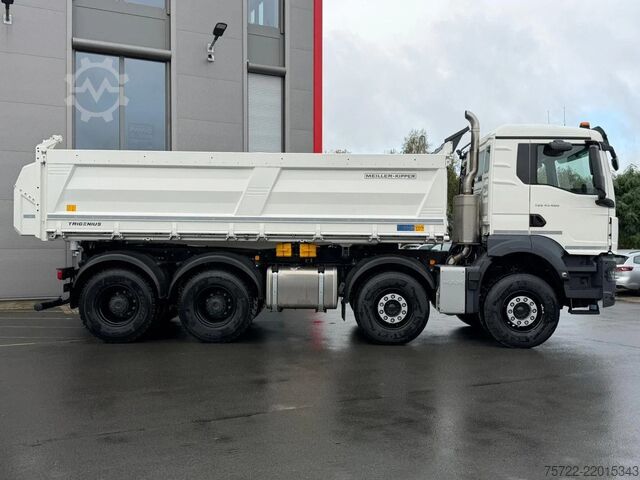 3-sided tipper MAN TGS 41.480 8x4 BB mit Meiller 3-Seitenkipper