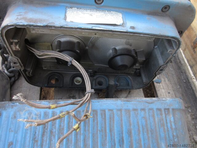 Kettenzug Hubwerk Kran Hallenkran Demag DKUN Nutzlast 5000KG Kettenzug DKUN 20-2500 K V1 F4 HUB 6m Kran 400V