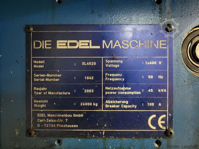Bearbeitungszentrum EDEL BERKZUEGMASCHINEN Koordimatic XL 4020