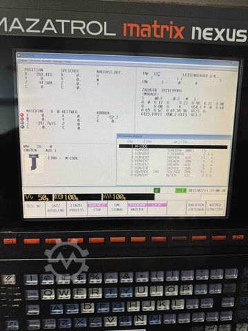 CNC-Dreh- und Fräszentrum Mazak Quickturn Nexus 200-II MY
