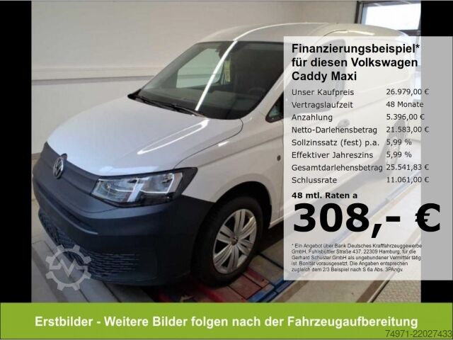 Kastenwagen VW Caddy Maxi Kasten TDI*Tempo digCockp SHZ VKZ-Erk