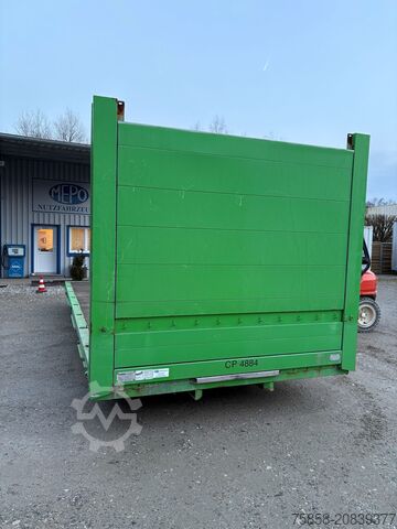 Anhänger-Wechselpritsche Krone BDF 7,45m TOP Zustand Zurringe