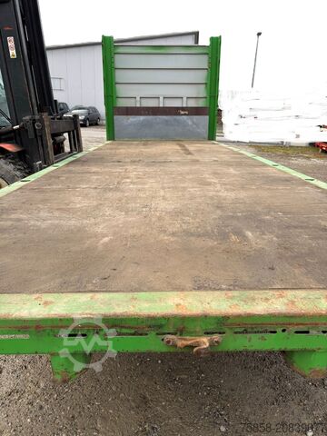 Anhänger-Wechselpritsche Krone BDF 7,45m TOP Zustand Zurringe