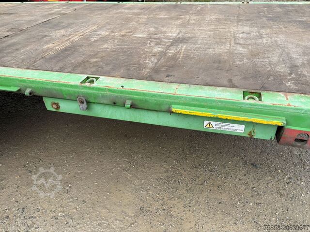 Anhänger-Wechselpritsche Krone BDF 7,45m TOP Zustand Zurringe