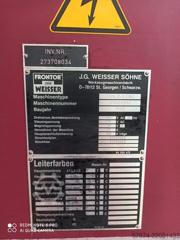 Turning automatic lathe Weisser UNIVERTOR C2 UNIV.C-2 CNC
