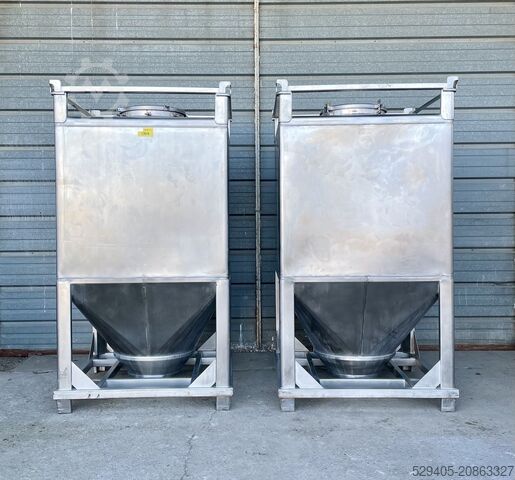 2000L Stainless Steel Container Umformtechnik Hausach -