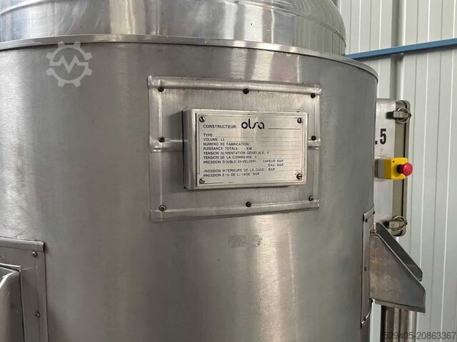 Cuve de process Olsa 1000 L