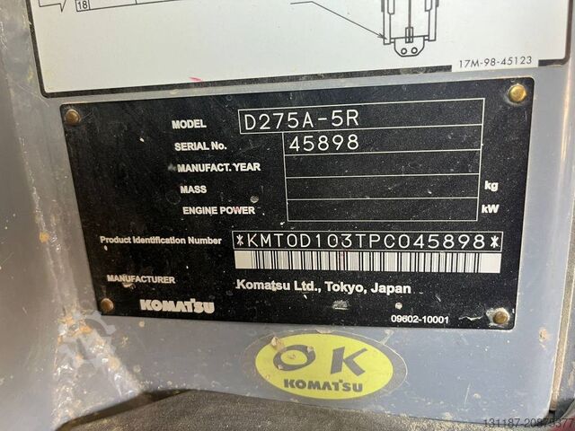 Dozer Komatsu D275A-5R (Saudi Arabia)