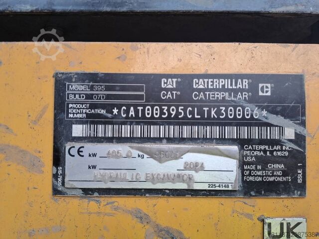 Crawler excavator CAT 395