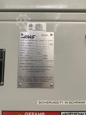 Bearbeitungszentrum HAAS UMC-750