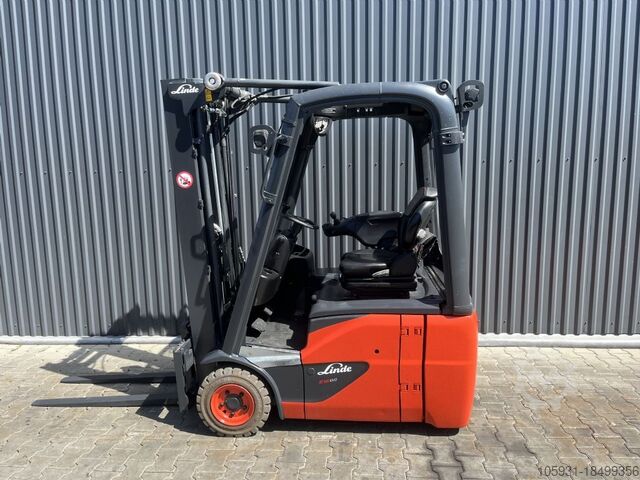 Electric 3-wheel forklift Linde E16C-02