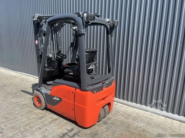 Electric 3-wheel forklift Linde E16C-02