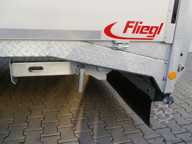 Platform trailer FLIEGL Tandem-Plattformanhänger Bau TPS 118 Bau