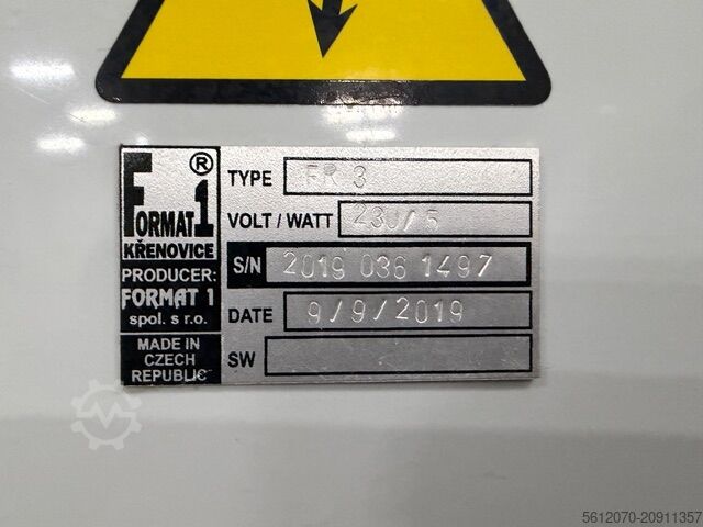Checkweigher with rejection system Format 1 spol, s.r.o. 0,4-20 kg