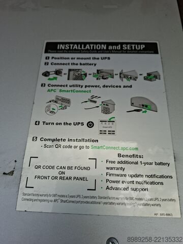 Smart-UPS APC SMT750RMI2UC