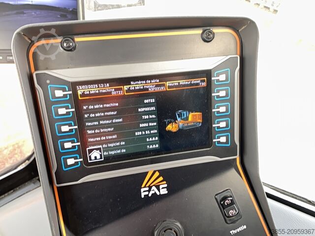 Forestry Mower FAE PT475 Forestry Mower / Tracked Carrier with Mulcher