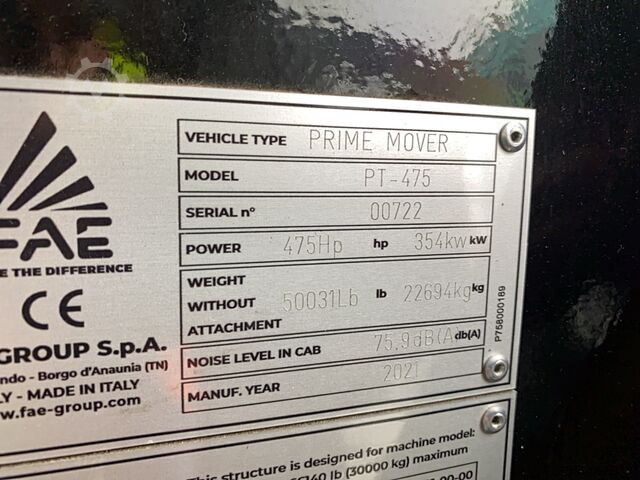 Forestry Mower FAE PT475 Forestry Mower / Tracked Carrier with Mulcher