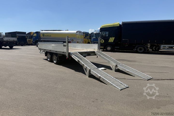 Open trailer with tarp  TM6V Brücke / Swiss-Vehicle