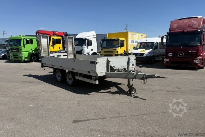 Open trailer with tarp  TM6V Brücke / Swiss-Vehicle
