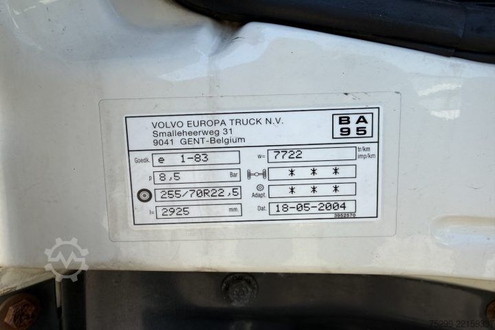 Box truck Volvo FL6H-250 4x2 Koffer/HB / Swiss-Vehicle