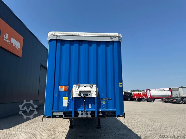 Sliding tarpaulins Krone HARDHOUTEN VLOER / SCHIJFREMMEN / 2.80M INW. HO...