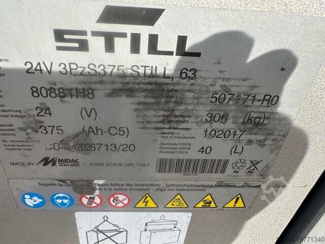 VS-22314 Electric triplex ride-on stacker Still EXVSF14, lift height 5,316 mm STILL EXVSF14