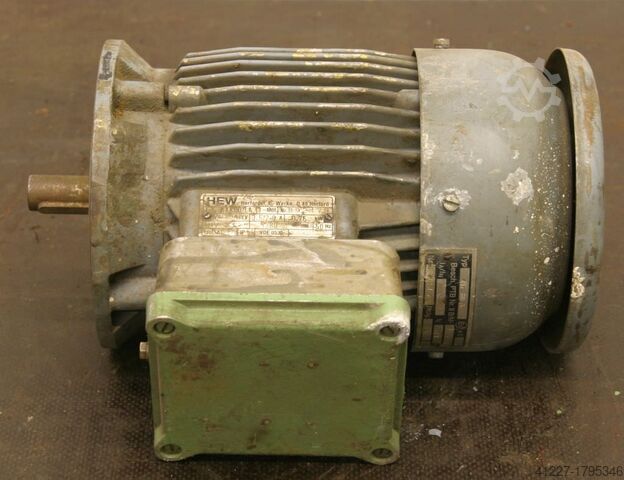 Electric motor 0.75 kW 1380 rpm HEW EXF80/L4