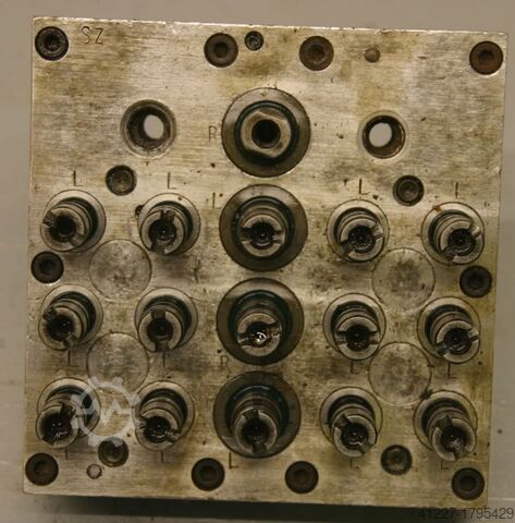 Multi-spindle head 16 drill bits Nottmeyer 32 Lochabstand