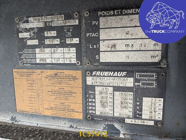 Sliding tarpaulins Fruehauf PLSC