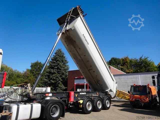 Tipper semitrailer SCHMITZ CARGOBULL Kippauflieger mit 3 Achsen ca. 24 m³ 2x Bestand
